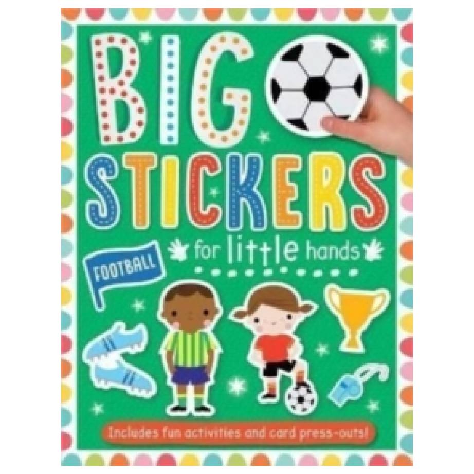 Big Stickers for Little Hands Football