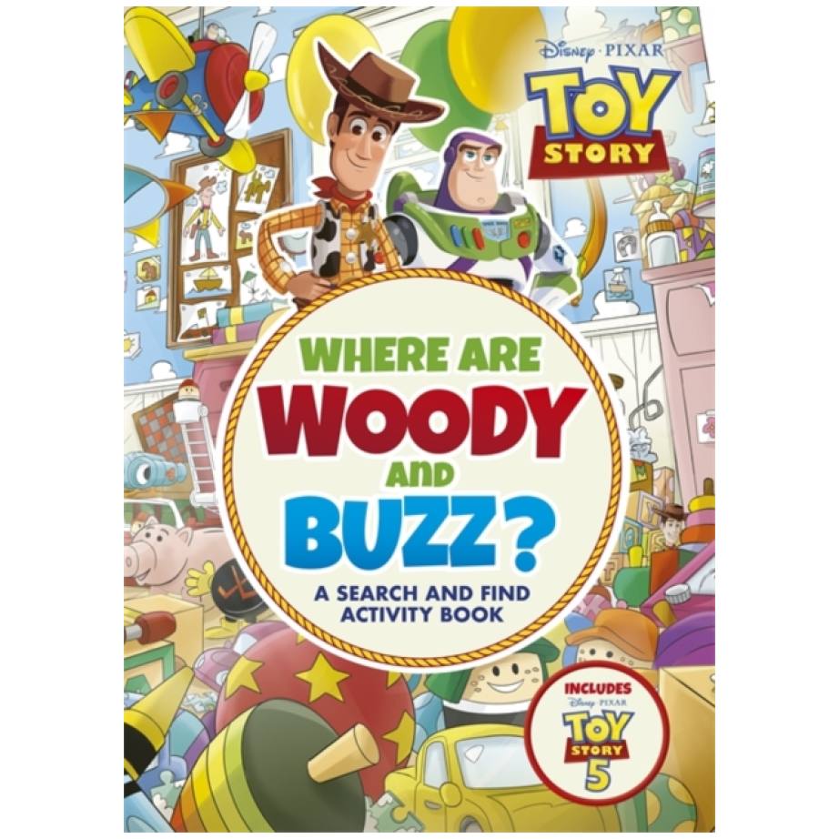 Where Are Woody and Buzz? (Toy Story Search and Find Activity Book)